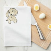Daschund Theedoek (Quarter Fold)
