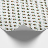 Daschund Top of the Morn Cadeaupapier (Hoek)