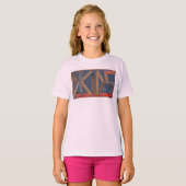 DASCOTT D kinder kleurrijk T-shirt (Voorkant volledig)