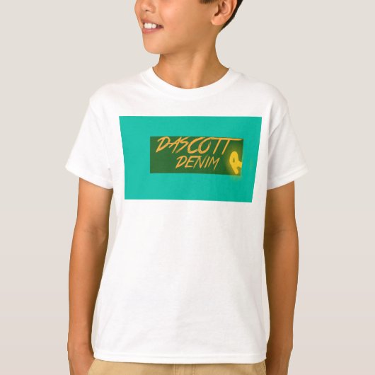 DASCOTT Denim R kleurrijk T-shirt (Voorkant)