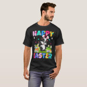 Dasdas Happy Pasen Konijn Dasdas Pasenzondag T-shirt (Voorkant volledig)