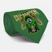 Dasdas St. Patrick's Dag Feest Leprechaun Stropdas (Opgerold)
