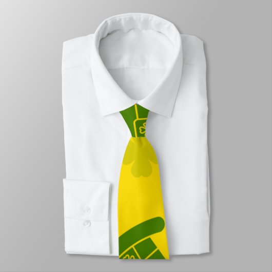 Dasdas St. Patrick's Day Kabouterhoed Geel Stropdas (Gebonden)