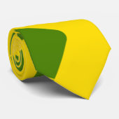 Dasdas St. Patrick's Day Kabouterhoed Geel Stropdas (Opgerold)