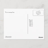 Dasfamilie in bosomgeving Dank U Briefkaart (Achterkant)