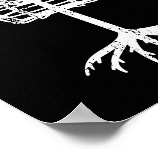 Dasgolf-doelboomkorbos Poster (Hoek)