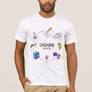 DASH 008 Mannen T-shirt met korte beschermhoes