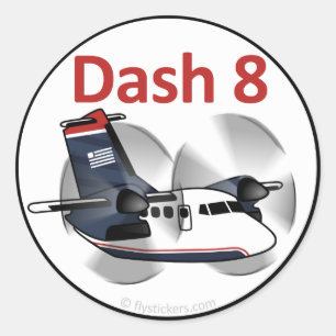 Dash 8 (USAir Express Livery) Ronde Sticker