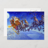 Dash Away De hele kerst weg Feestdagenkaart (Voorkant / Achterkant)