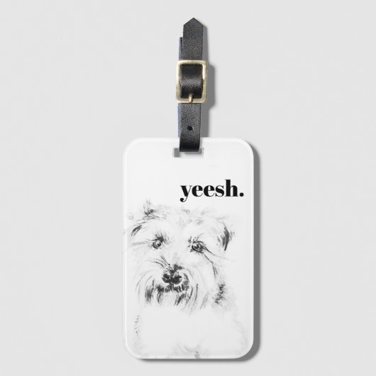 Dash de Hond Bagagelabel (Voorkant (verticaal))