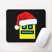 Dash Geometry Repeat Christmas Santa Hat Game Vide Muismat (Met muis)