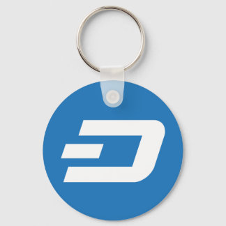 Dash Logo Symbol Cryptocurrency Coin Sleutelhanger