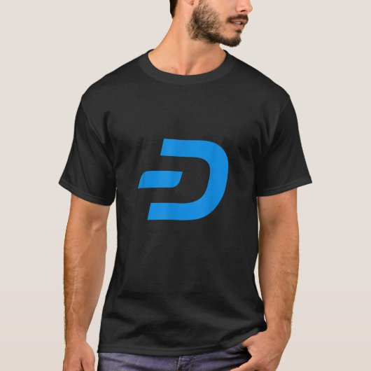 Dash Logo The Dash Crypto en DASH Crypto Logo T-shirt (Voorkant)