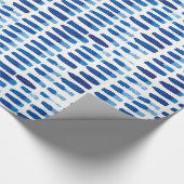 Dash-patroon Waterverf zeemuipenseel | Cadeaupapier (Hoek)