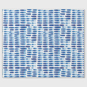 Dash-patroon Waterverf zeemuipenseel | Cadeaupapier (Vlak)