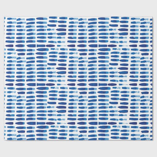 Dash-patroon Waterverf zeemuipenseel | Cadeaupapier (Vlak)