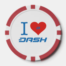 Dash Poker Chips Rood