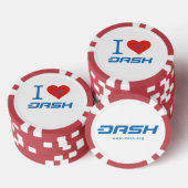 Dash Poker Chips Rood (Opstapeling)