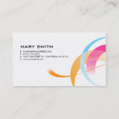 Dash van het Visitekaartje van de Kleur Twee Sided (Achterkant)