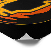 Dashboard Car Check Engine Grappige Pompoen Hallow Poster (Hoek)