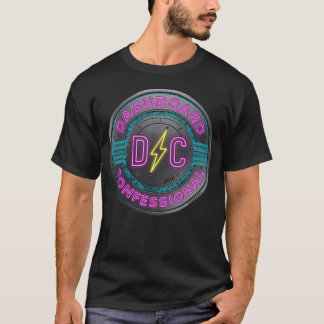 Dashboard Confessional Logo Vintage Stijl Grafisch T-shirt