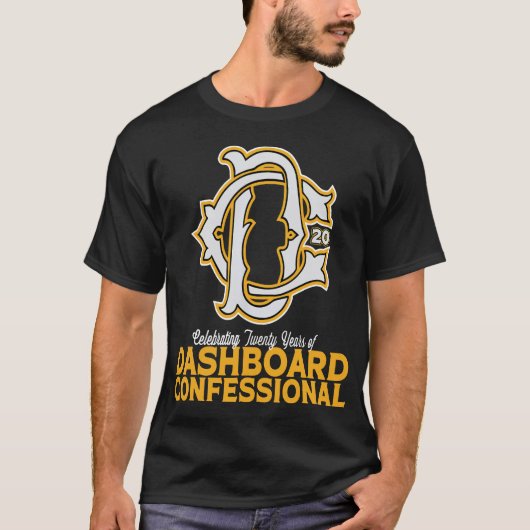 Dashboard Confessionals logo Tour 2019 2020 T-shirt (Voorkant)