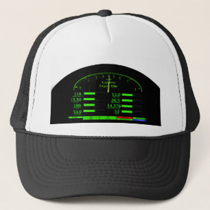 Dashboard-gloed met zwart Lijst Trucker Pet