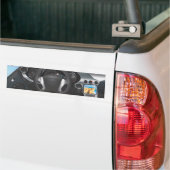 Dashboard van sportauto bumpersticker (Op Truck)