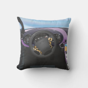 Dashboard van sportauto kussen