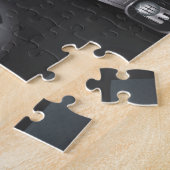 Dashboard van sportauto legpuzzel (Zijkant)