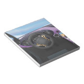 Dashboard van sportauto notitieblok (Schuin)
