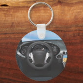 Dashboard van sportauto sleutelhanger (Voorkant)