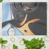 Dashboard van sportwagen theedoek (Gevouwen)