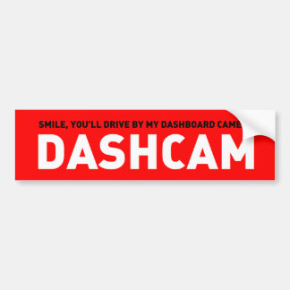 Dashcam Bumpersticker