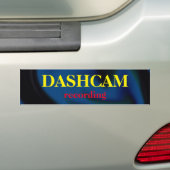 Dashcam-Bumpersticker Bumpersticker (Op auto)