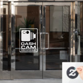 Dashcam In Auto Camera Opname Raamsticker (Kantoordeur)