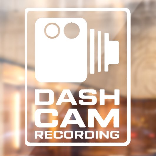Dashcam In Auto Camera Opname Raamsticker (Vel 2)