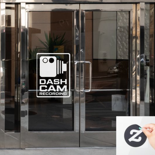 Dashcam In Car Camera Recording Raamsticker (Kantoordeur)