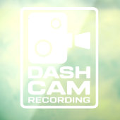 Dashcam In Car Camera Recording Raamsticker (Vel 3)