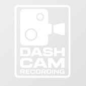 Dashcam In Car Camera Recording Raamsticker (Vel)