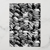 Dashed Afstudeerder Folie Foto Afstuderen bekendma Folie Uitnodiging (Achterkant)