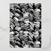 Dashed Afstudeerder Folie Foto Afstuderen bekendma Uitnodiging (Achterkant)