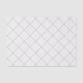 Dashed Diamond Grid Geometric Soft White Tissuepapier (Voorkant)
