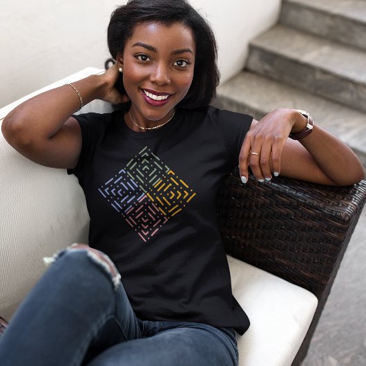 Dashed Squares T-shirt