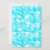 Dashed Turquoise Klasse van 2025 Foto Afstuderen Aankondiging (Achterkant)