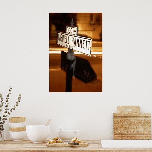 Dashell Hammett Poster (Keuken)
