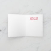 DASHER DANCER Christmas Note Kaart (Binnen)