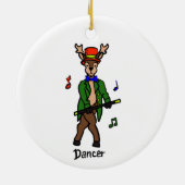 Dasher/Dancer Ornament (Achterkant)