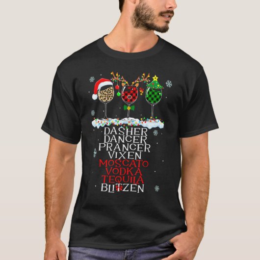Dasher Dancer Prancer Alcohol Dasher Dancer Women' T-shirt (Voorkant)
