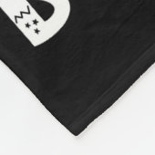 Dasher Dancer Prancer &amp; Bourbon Christmas Funn Fleece Deken (Hoek)